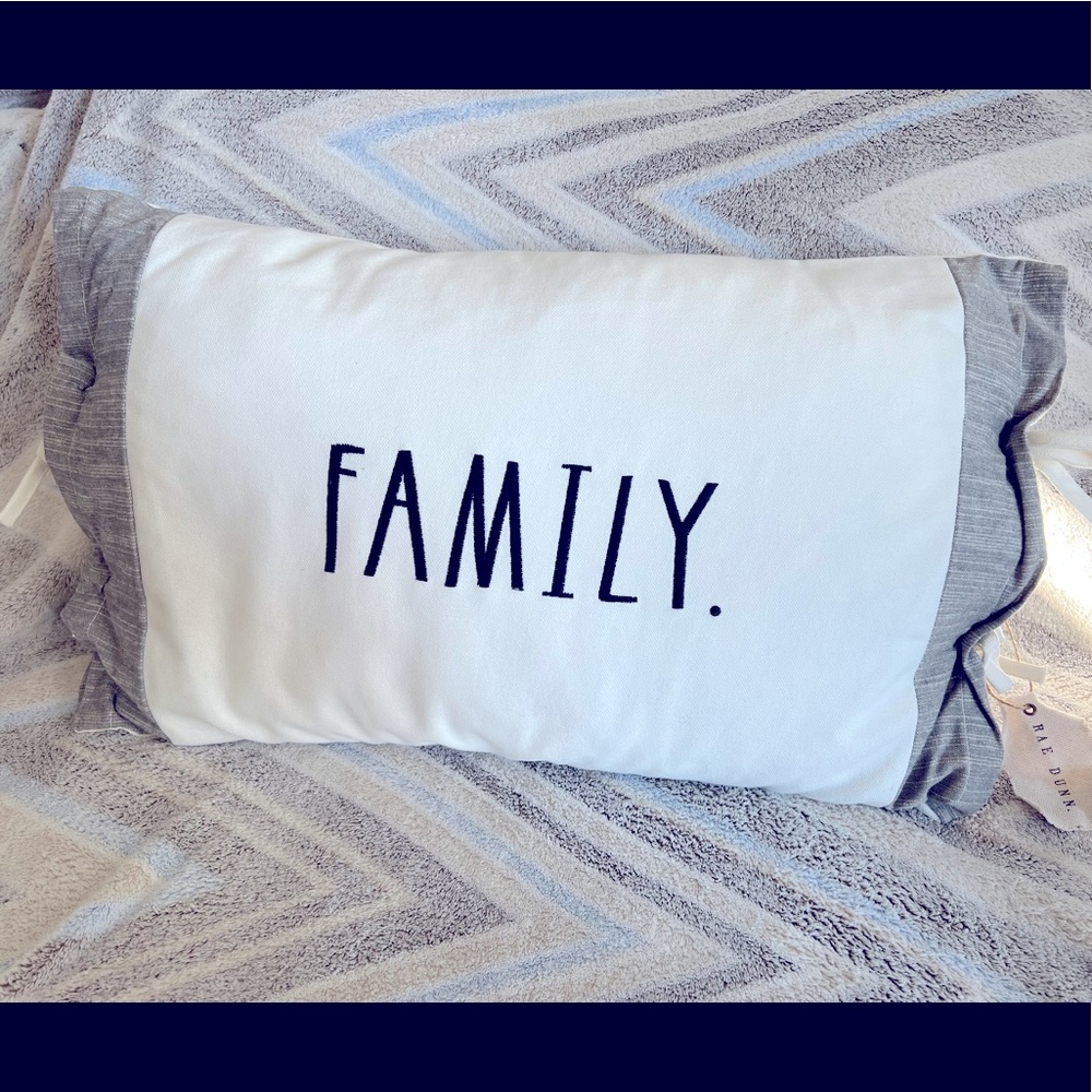 Rae Dunn Family pillow